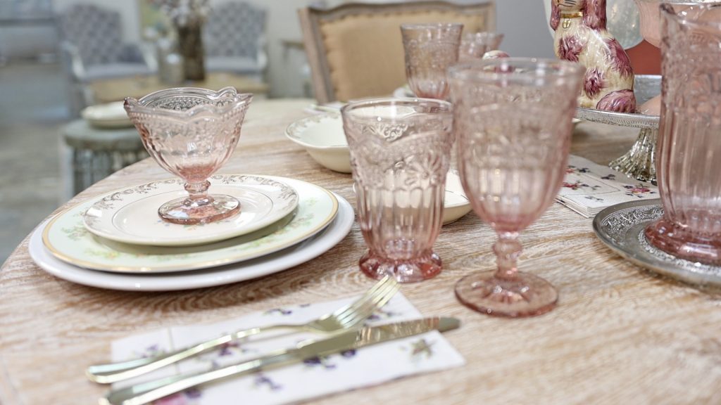 The first way Amitha Verma brings romance into a home for a farmhouse Valentine’s Day is with your tabletop decor. 